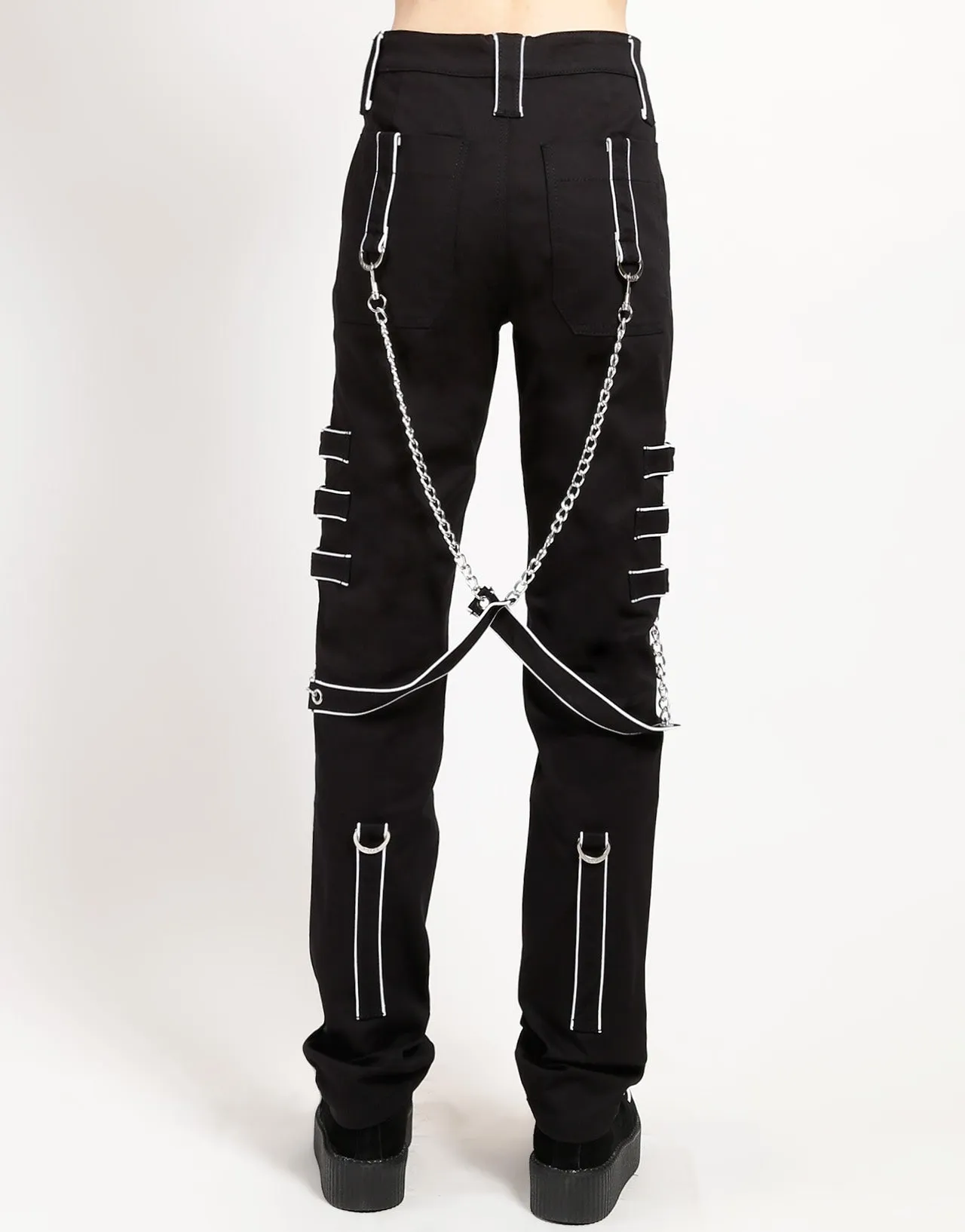 BAND PANT WHITE Modern Wear