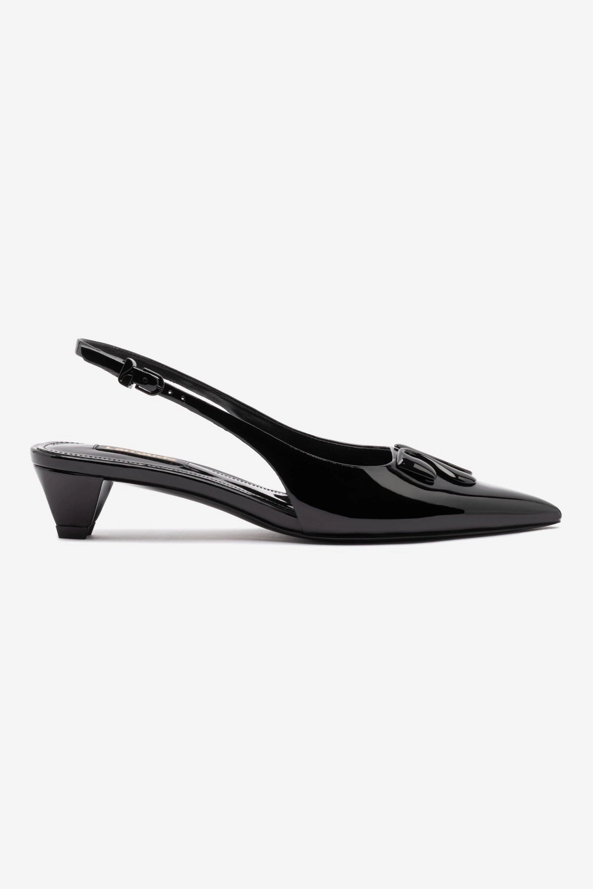 Runway Glow Kaitlan LL Low Pump In Black Patent Leather