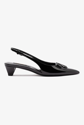 Kaitlan LL Low Pump In Black Patent Leather Office Smart