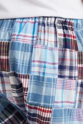 Barefoot Boxer Seapoint Patch Madras Denim finish