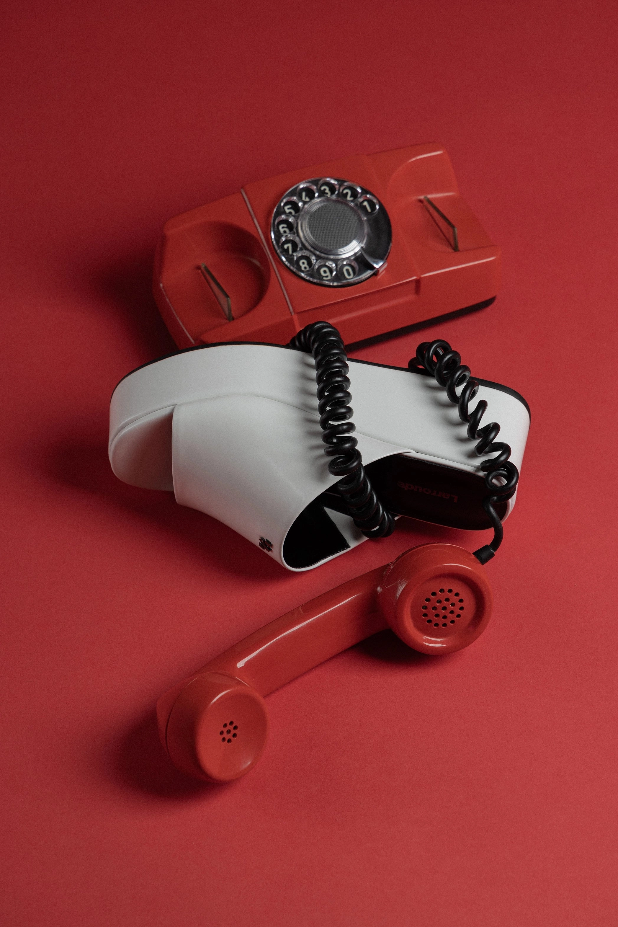 Reinforced toe box Charli Box Mule In White Leather