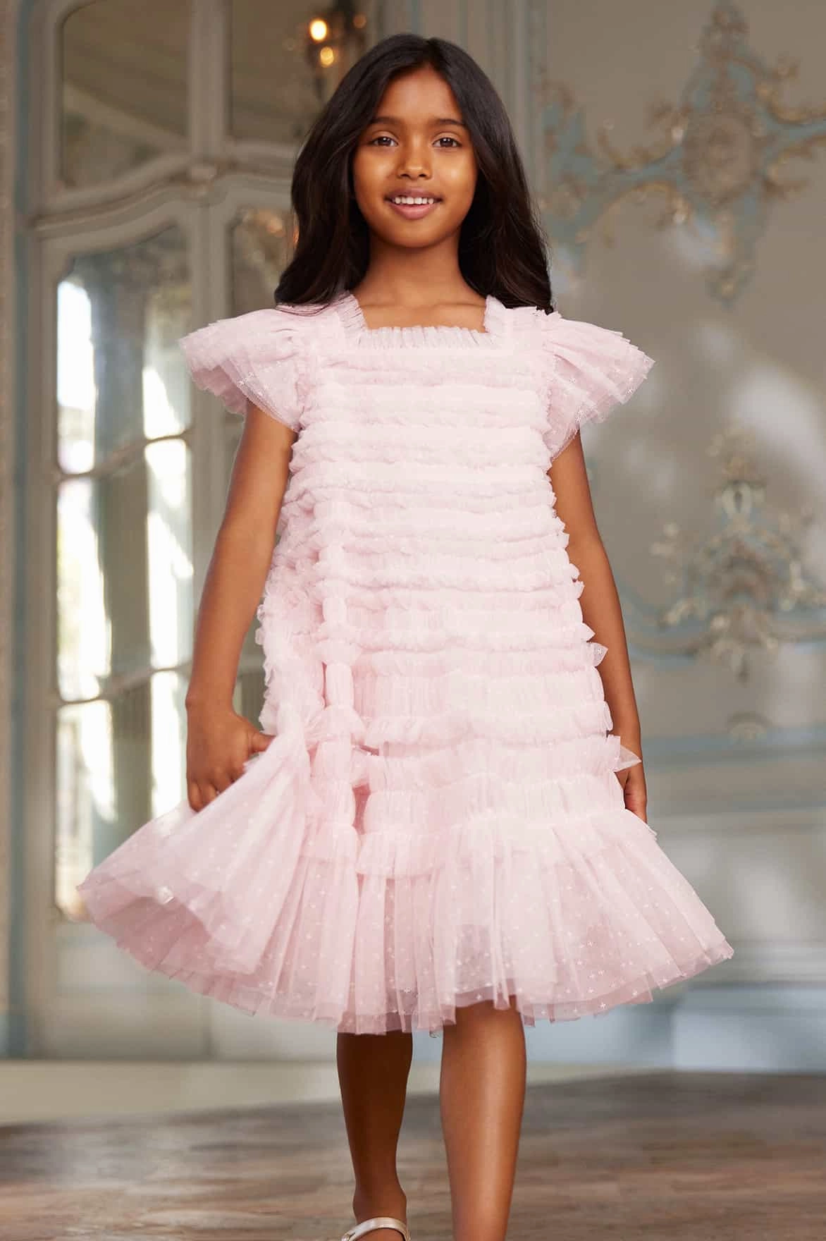 ButterSoftTexture YarnDyedQuality Lisette Kids Dress
