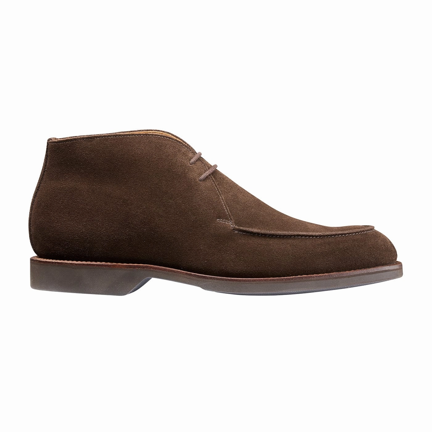 Bibury Dark Brown Suede Comfort Ankle Park Day