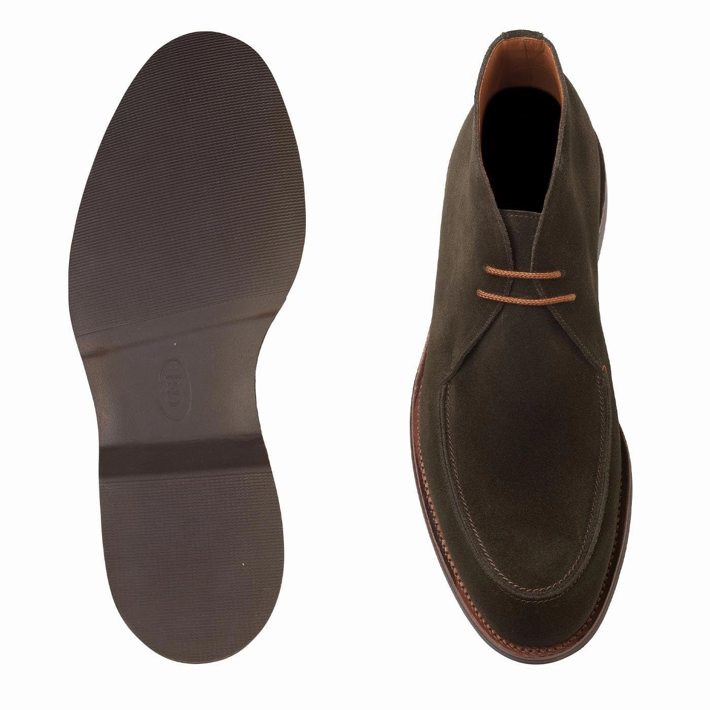 Bibury Earth Green Suede All Day Comfort