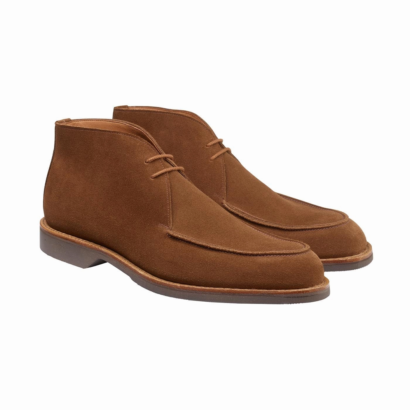 Padded collar Bibury Snuff Suede