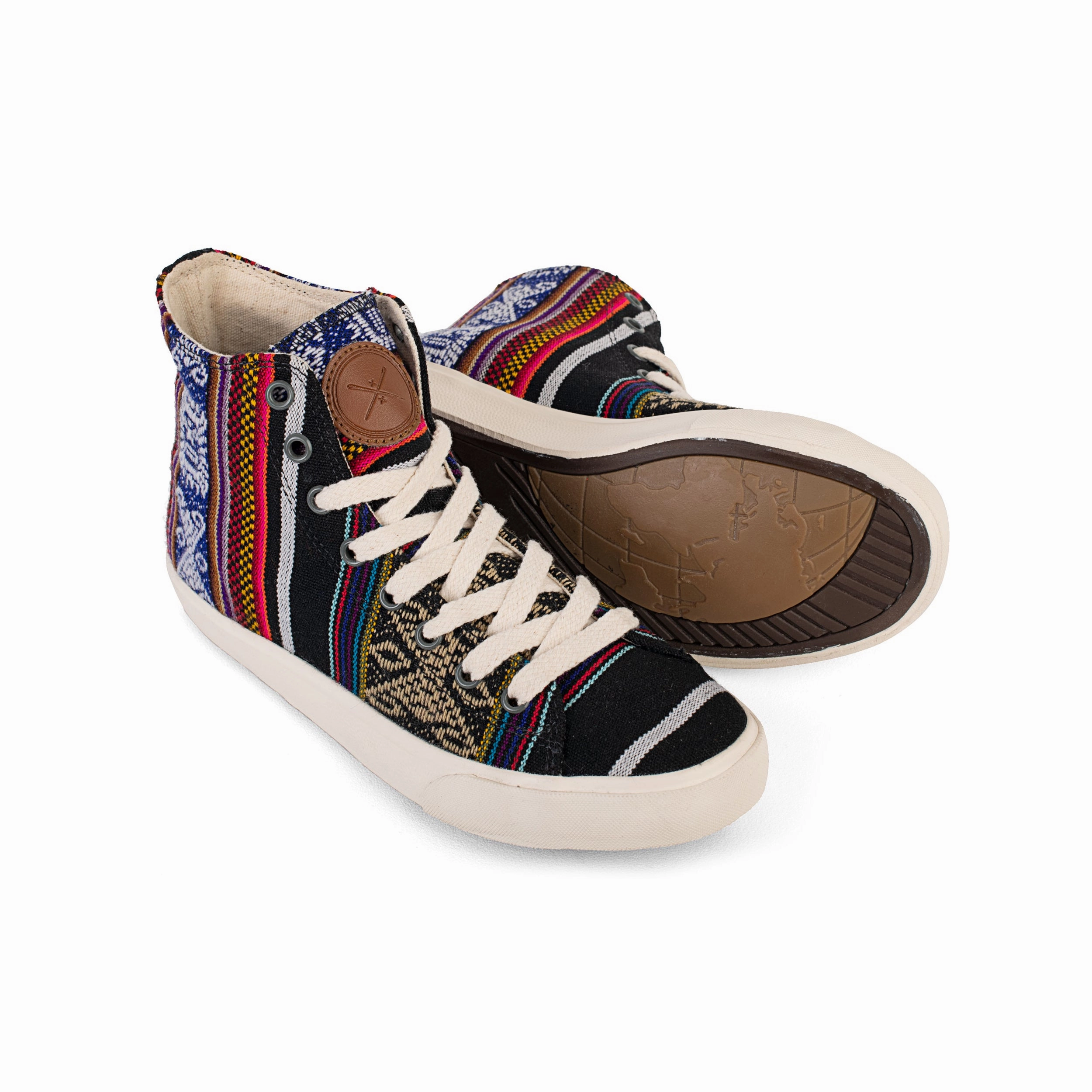Slip   Resistant Canvas Fabric Blackbird High Top