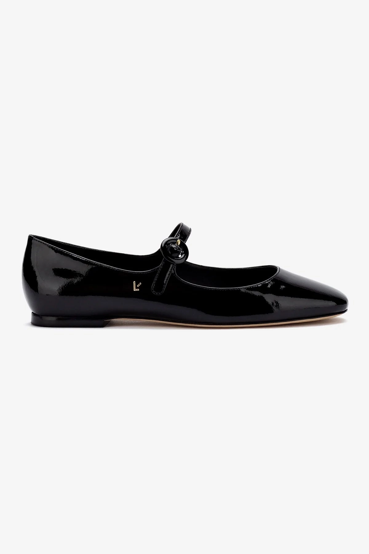 Feather Light Modern Commuters Blair Ballet Flat In Black Patent