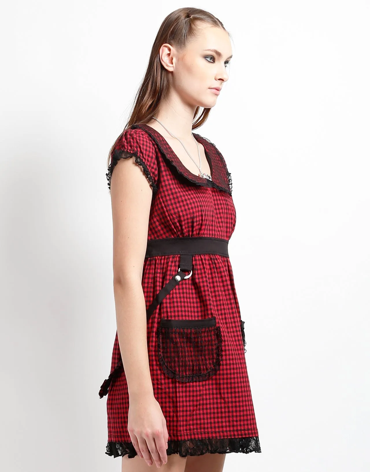 PreWashed BO PEEP DRESS RED