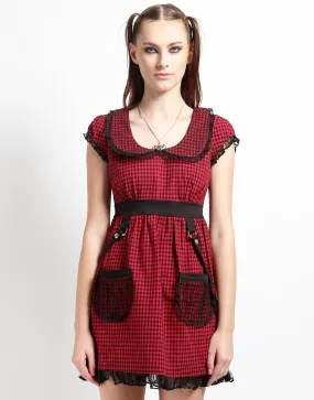 Seamless Construction Design BO PEEP DRESS RED