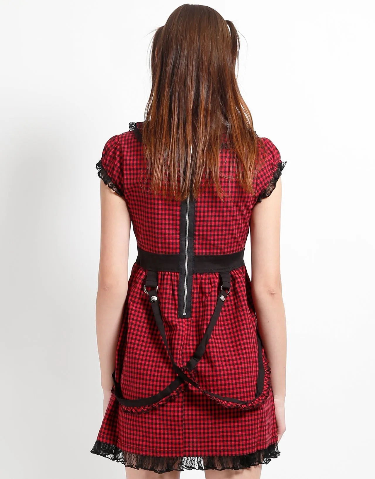 LowMaintenance BO PEEP DRESS RED