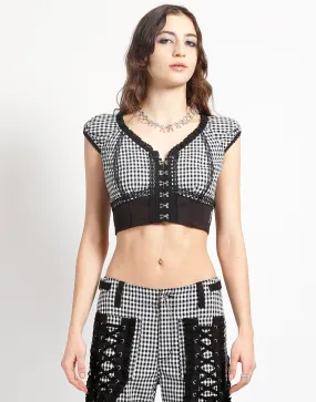 BO PEEP TOP WHITE Moisture wicking Soft Material