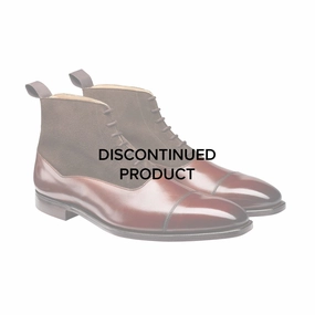 Comfort Padding Charlton Chestnut Calf & Dark Brown Suede