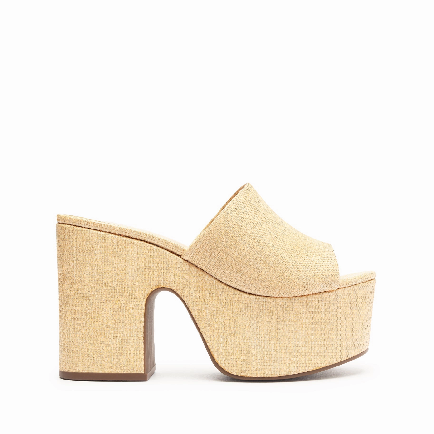 Slip On Dalle Cutout Straw Sandal