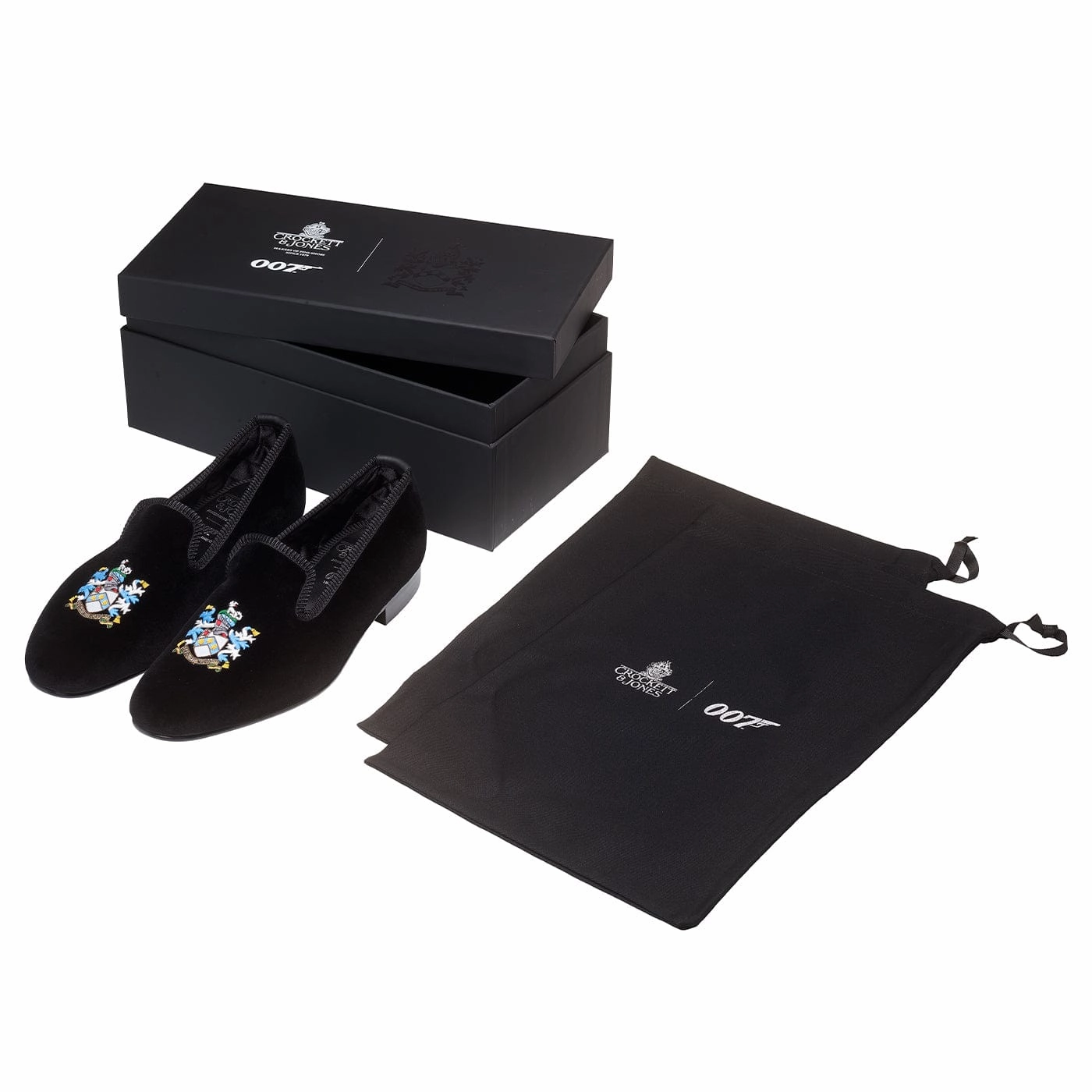 Bond Coat of Arms Black Velvet Palm Base Moon Tone