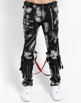 BONDAGE PANT BLEACH AND STUD Relaxed Fit NonChafingEdges
