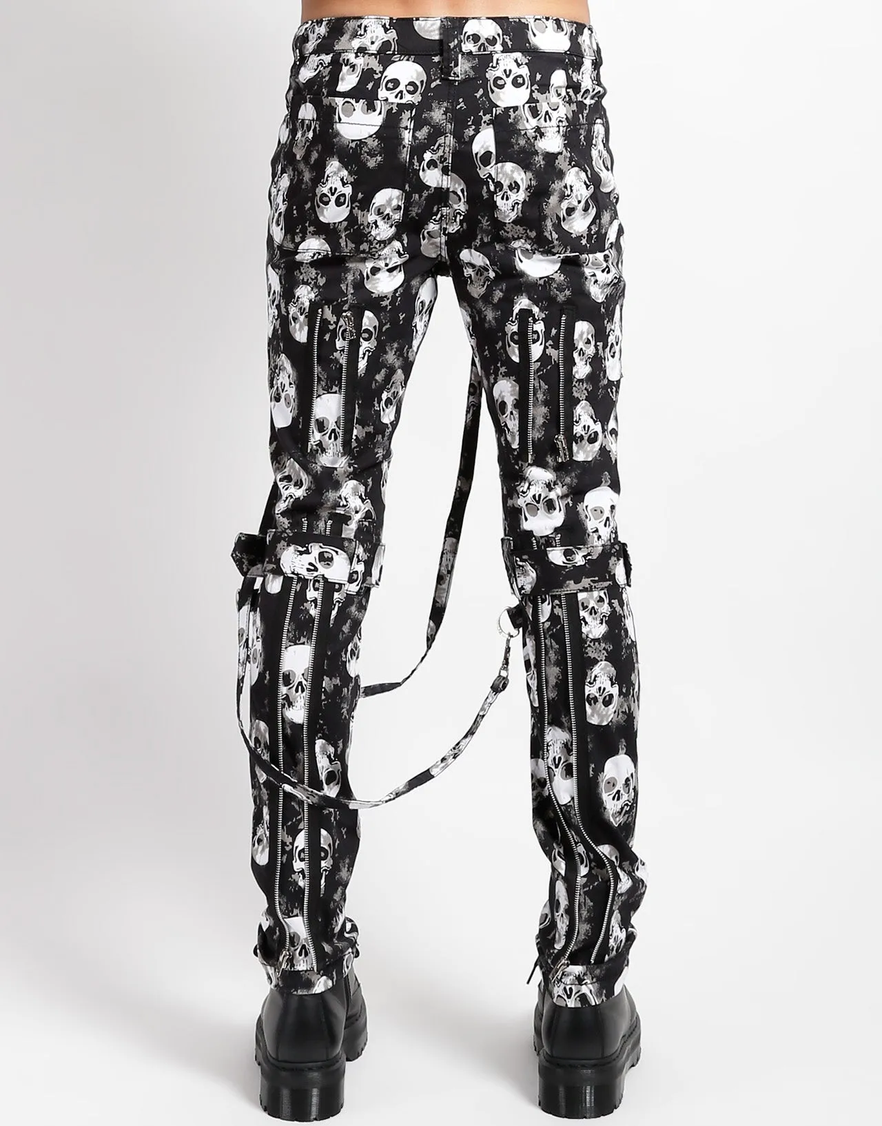 BONDAGE PANT SKULL Low Profile Fasteners Core Fit Design