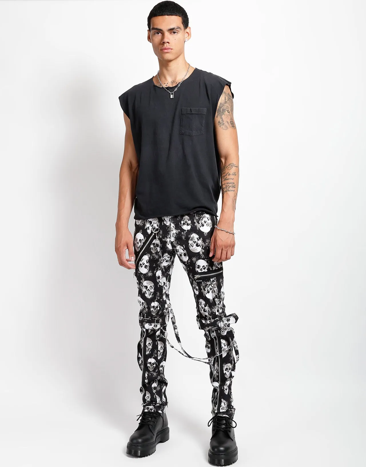 BONDAGE PANT SKULL Trendy Cut