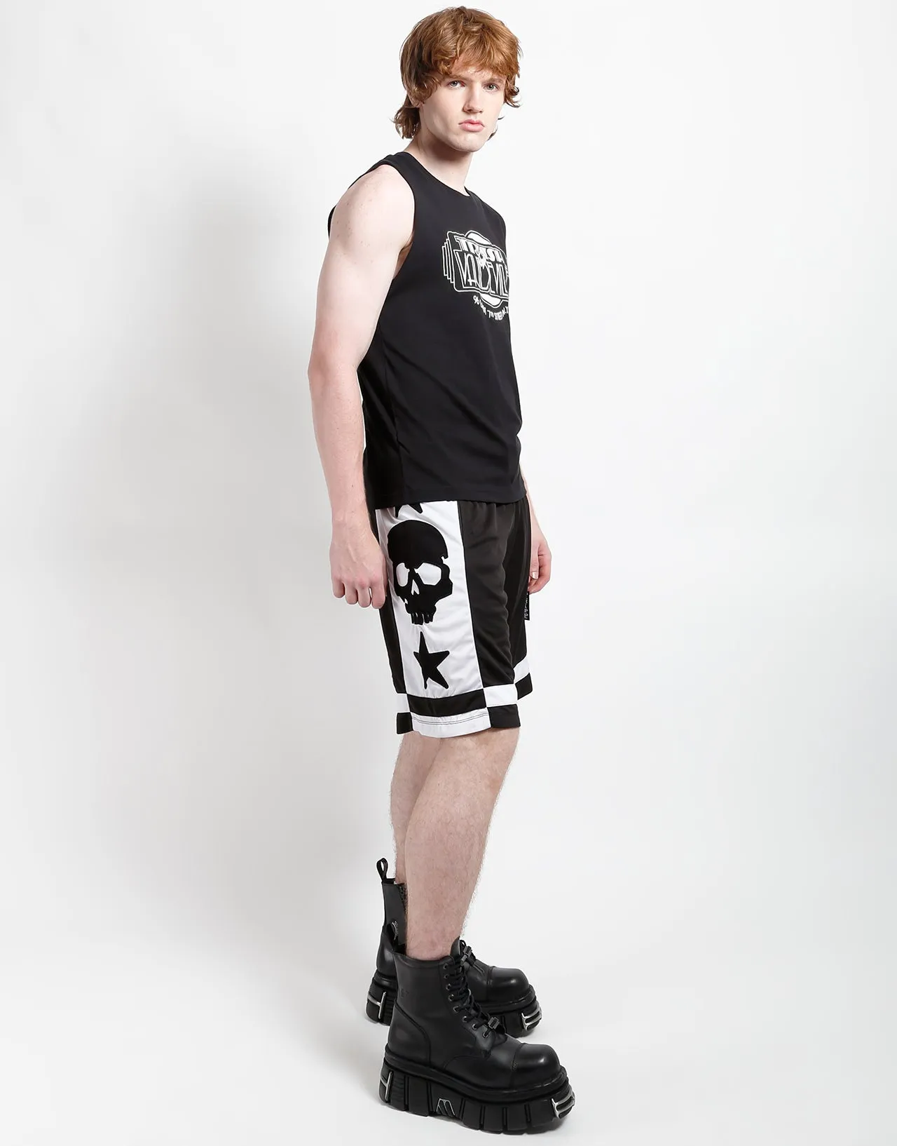 BioBased Fiber GarmentDyed TRASH & VAUDEVILLE ADULT SLEEVELESS T-SHIRT