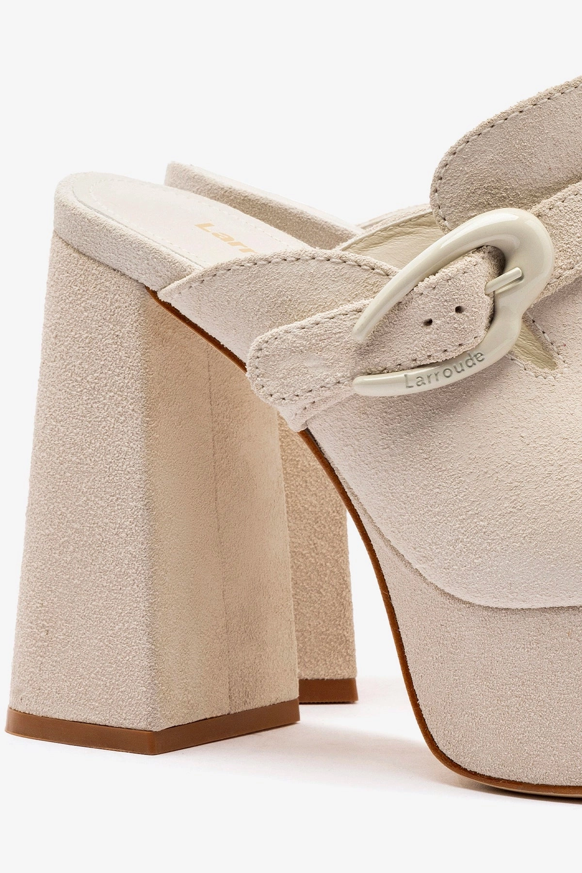 Cushioned Dolly Verona Clog In Grey Suede