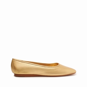 Vanessa Leather Flat Cushioned Footbed