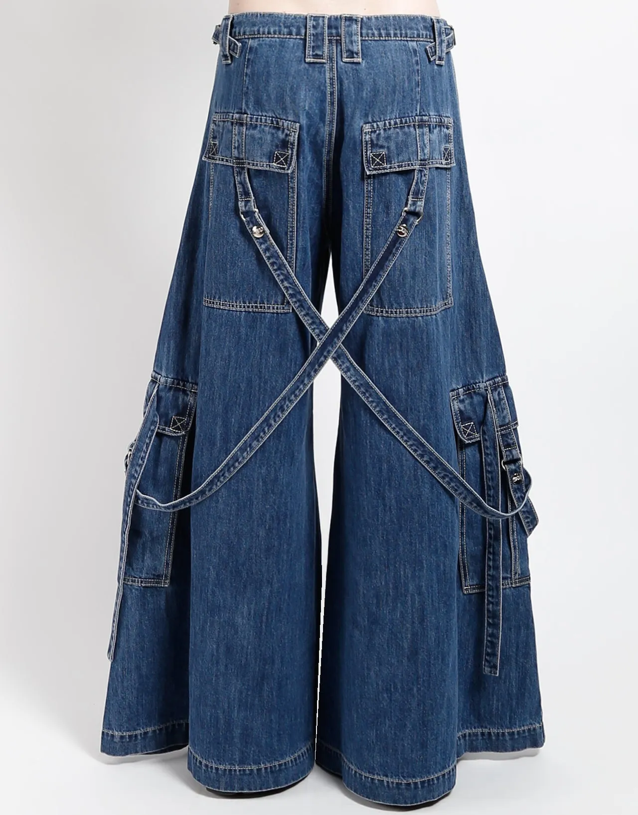BOOSTER STRAP PANT INDIGO DENIM Functional Ease