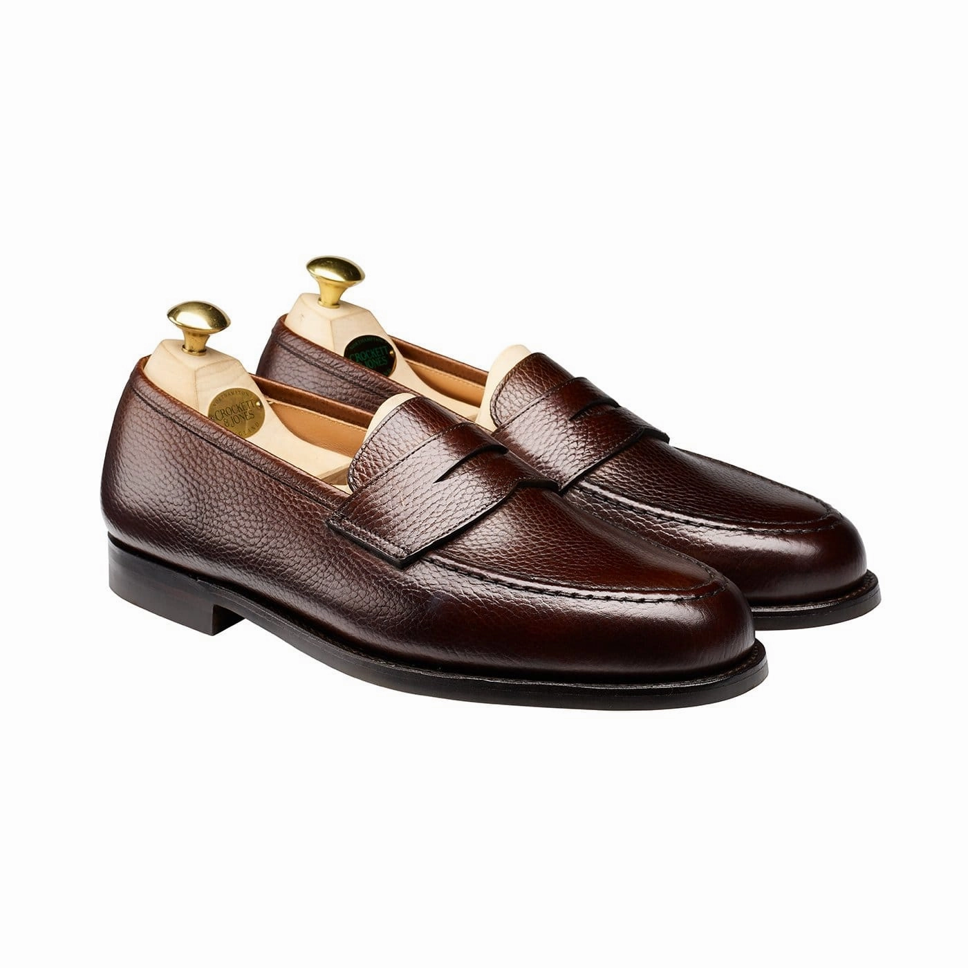 Slip On Boston Dark Brown Country Calf Grain