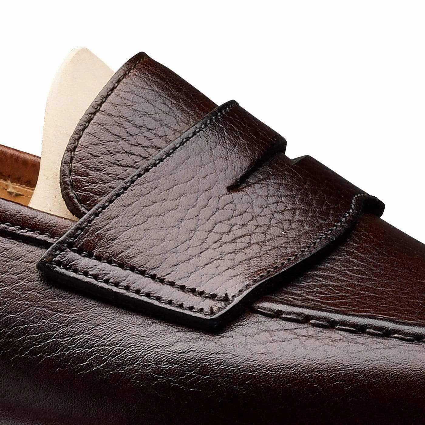 Boston Dark Brown Country Calf Grain Hiking Easy Fasten System