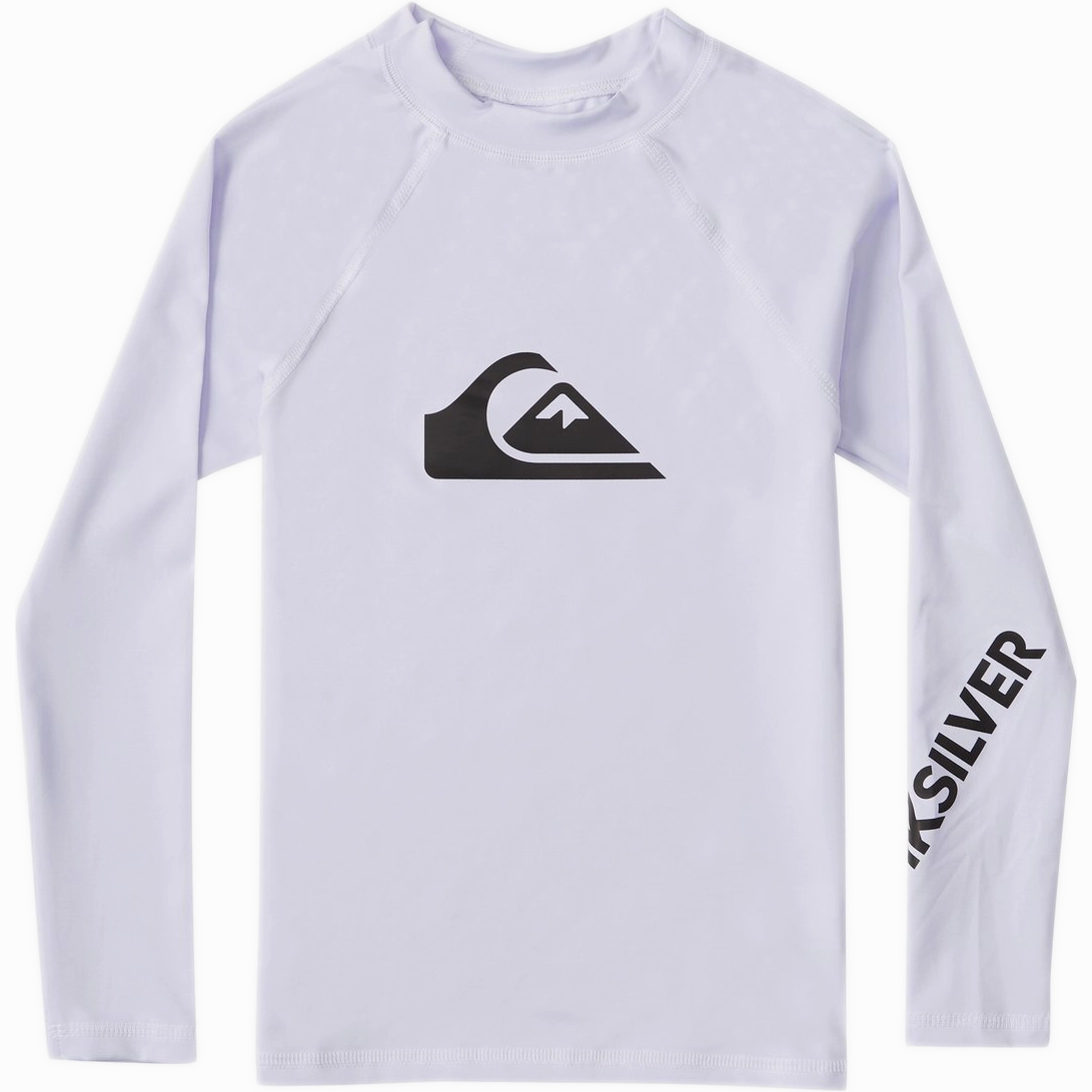 Boy's 2-7 All Time Long Sleeve Rashguard Quick-Dry Fabric Taped Neckline