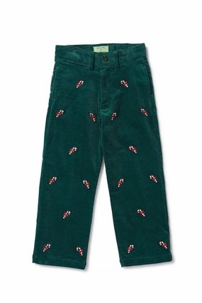 Boys Beachcomber Corduroy Pant Hunter Candy Cane NoiseReducingFabric
