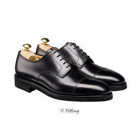 Bradford Black Calf (G Fitting) Sustainable Leather