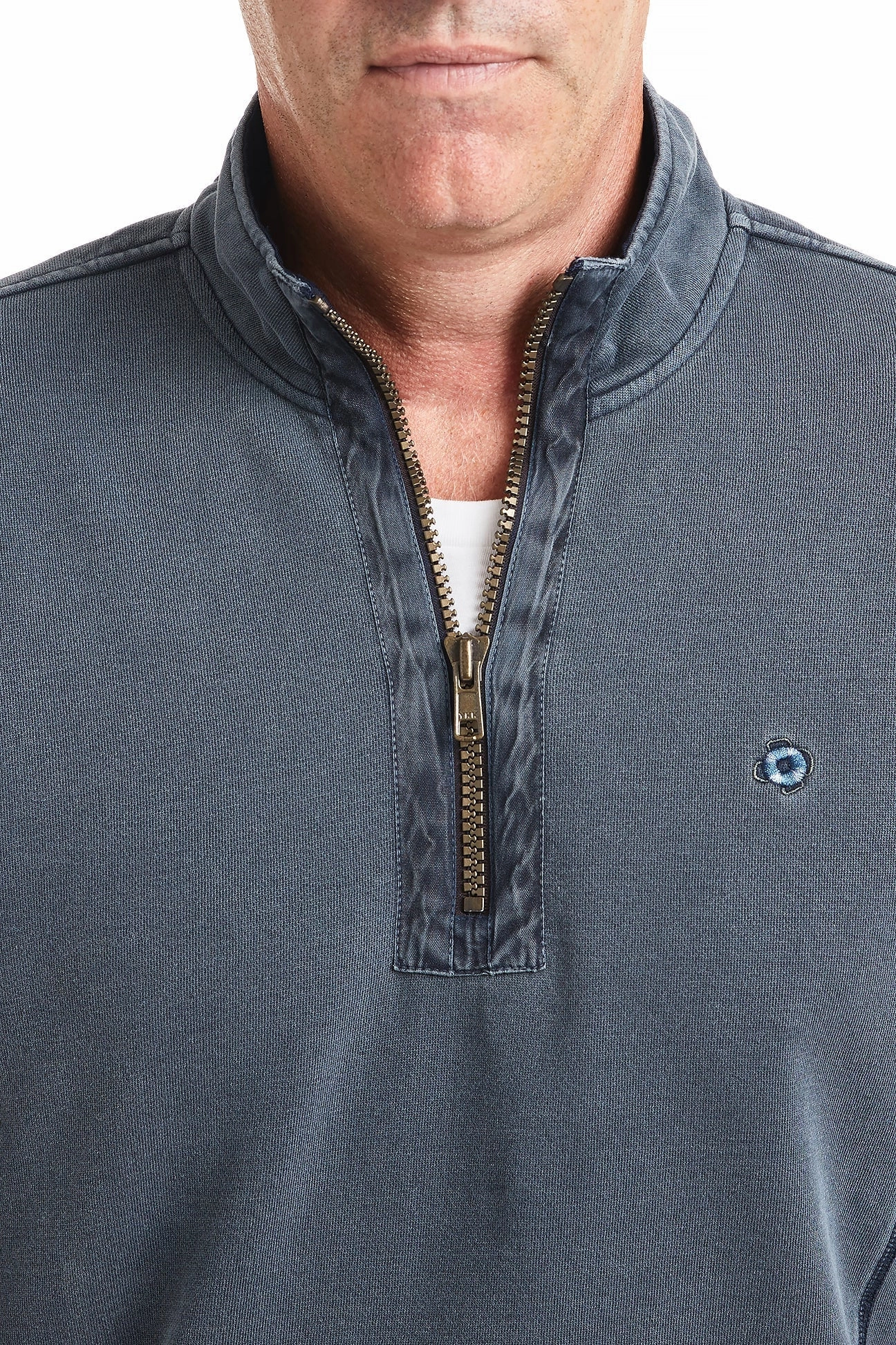 Stretch Recovery Fabric Breakwater Quarterzip Charcoal