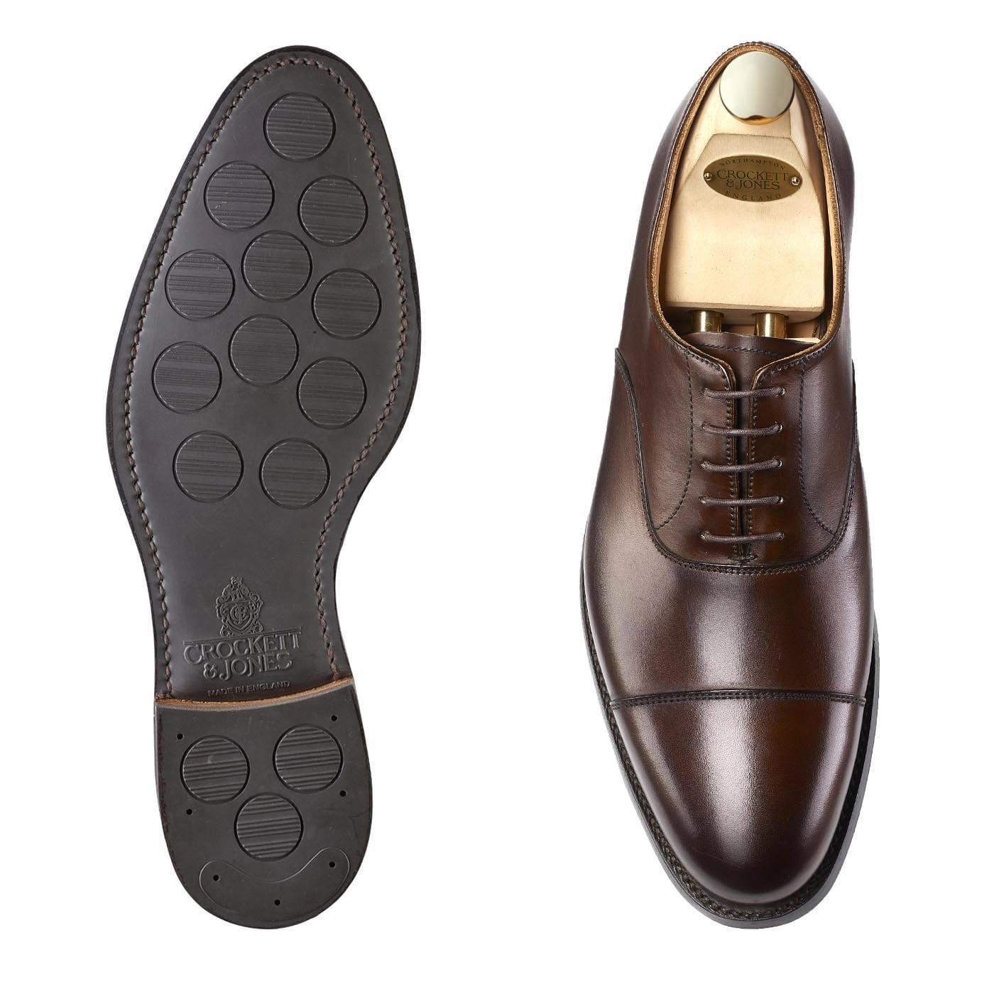 Dorset 2 Dark Brown Burnished Calf material