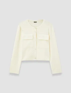 Viscose Knit Stretch Cardigan Jacket Homewear Style