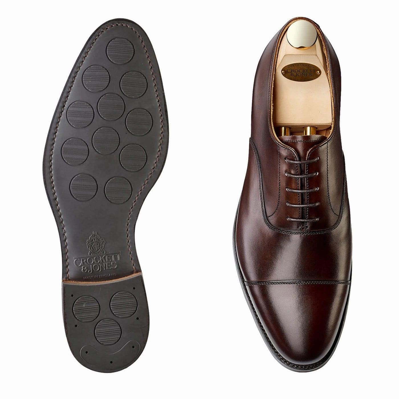 Connaught 2 Dark Brown Burnished Calf (City Sole) Tailored Silhouette Workday Essential Glossy Layer Busy Commuter