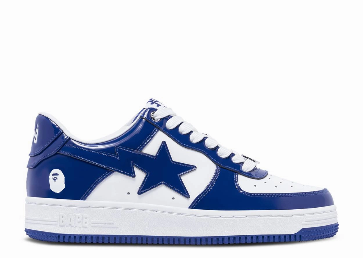 Tech Glow Breathable mesh design A Bathing Ape BAPESTA M2 Patent 2023 - Blue