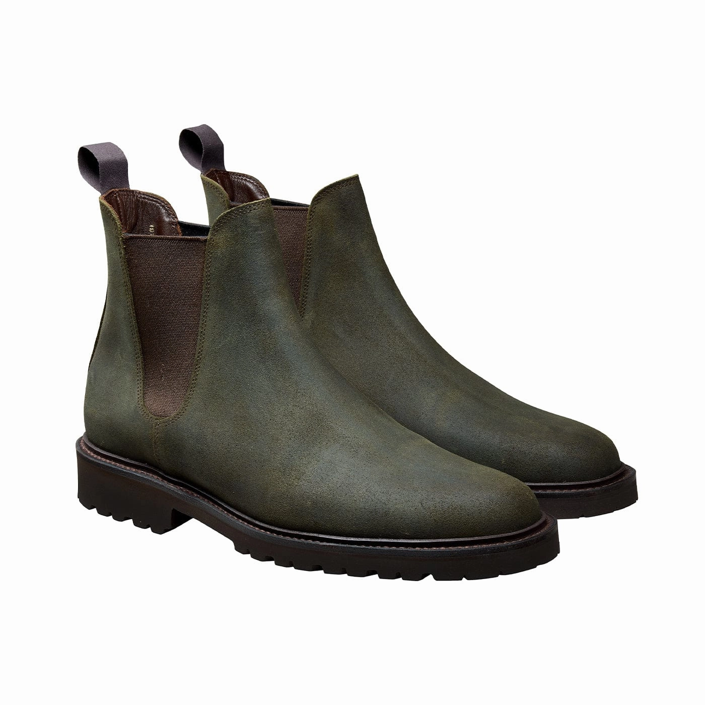 Nordic Tone Margie 2 Green Rough-Out Suede