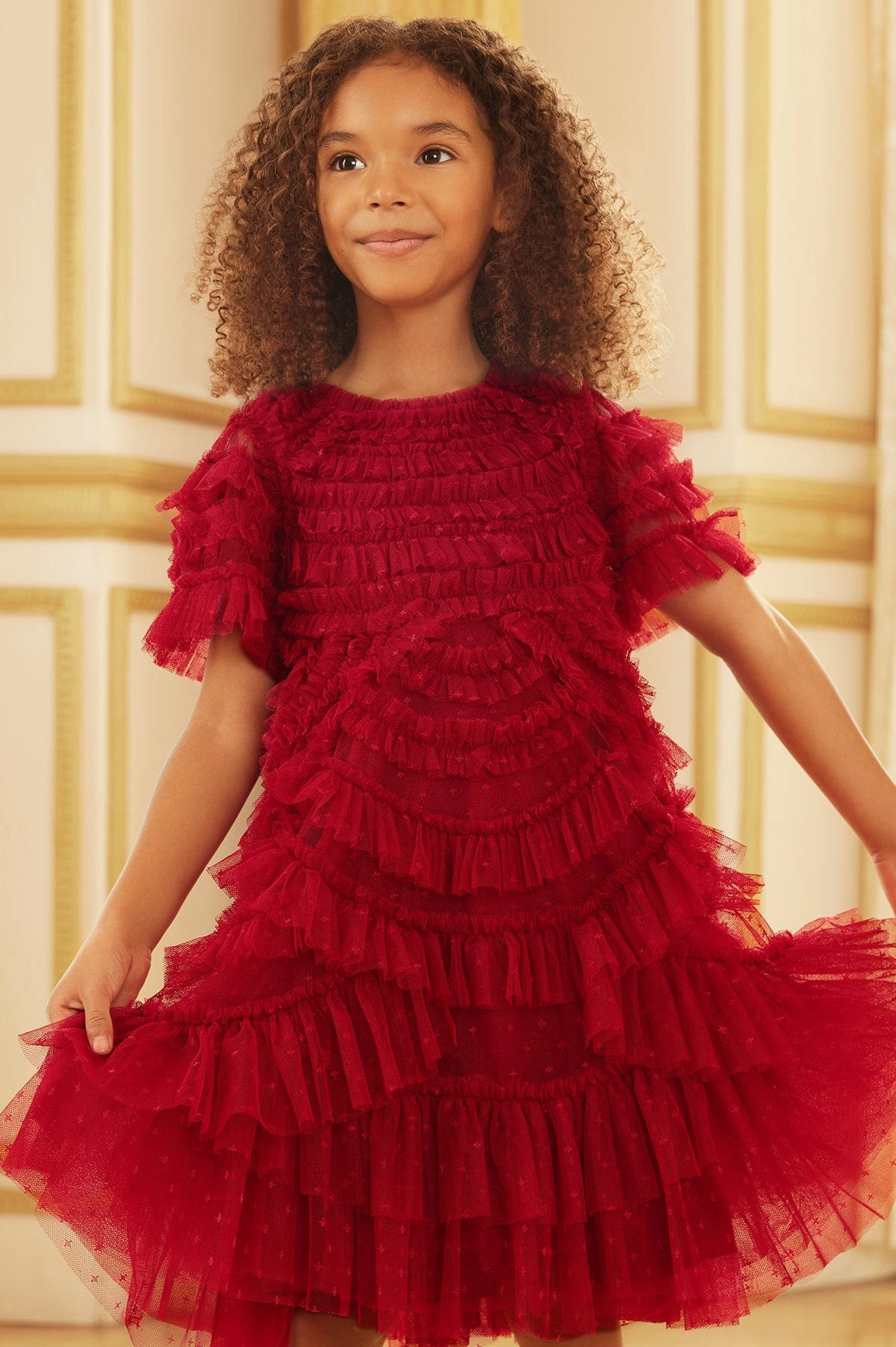 ThermalRegulation Marilla Ruffle Kids Dress