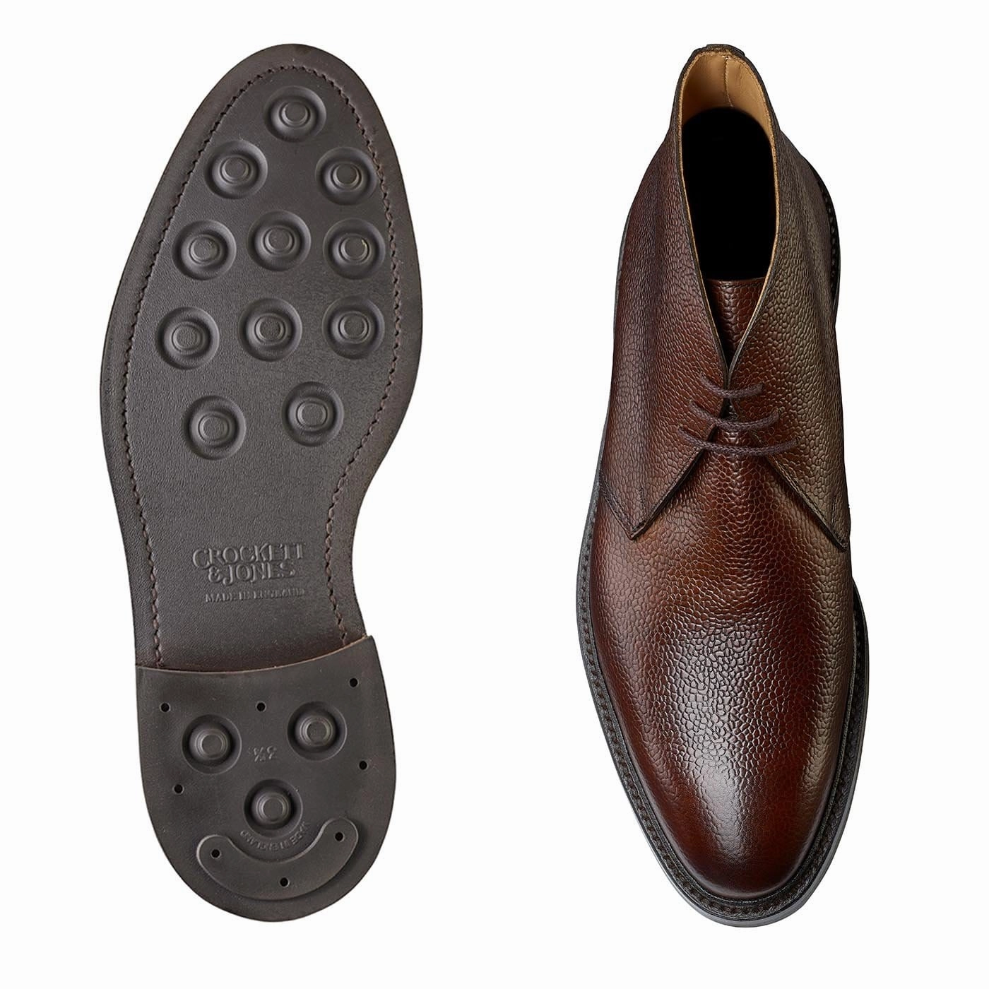 Brecon Dark Brown Scotch Grain All Day Travel Light Brave Walk