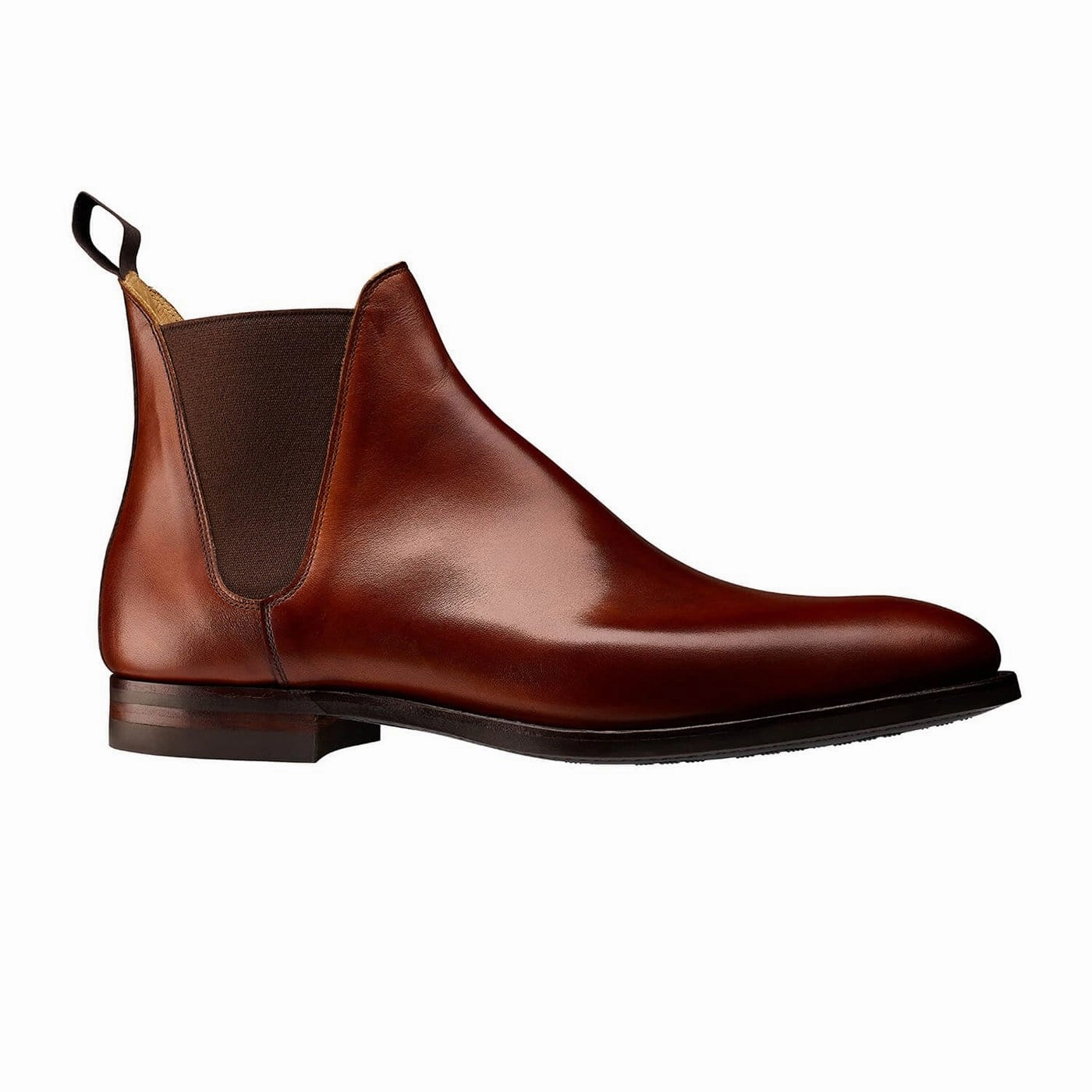 Chelsea 8 Chestnut Burnished Calf Solid Stitching Premium Protection