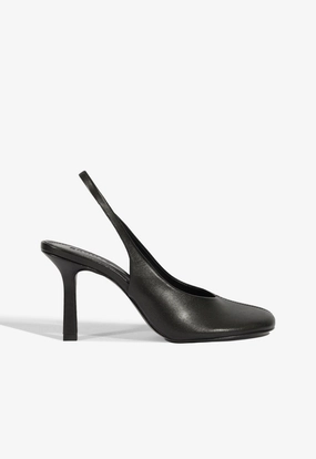 Modern Design Brigitte Sling Leather Pump