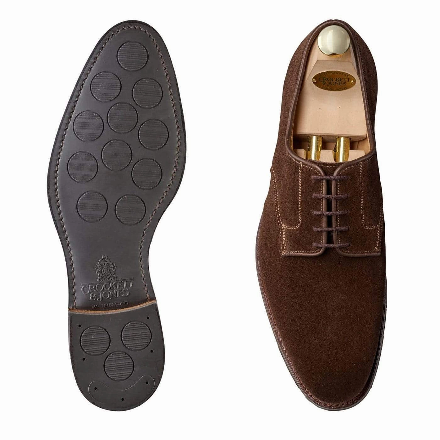 Bristol 3 Dark Brown Suede Stable Support Morning Walk