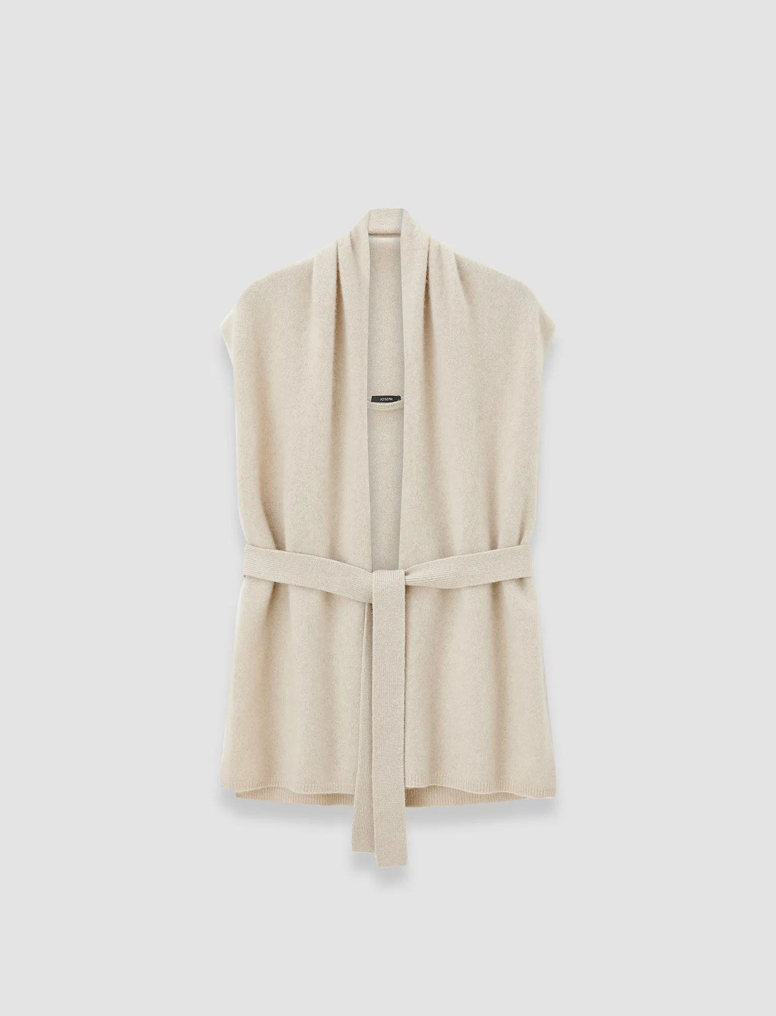 Brushed Cashmere Sleeveless Wrap All Time
