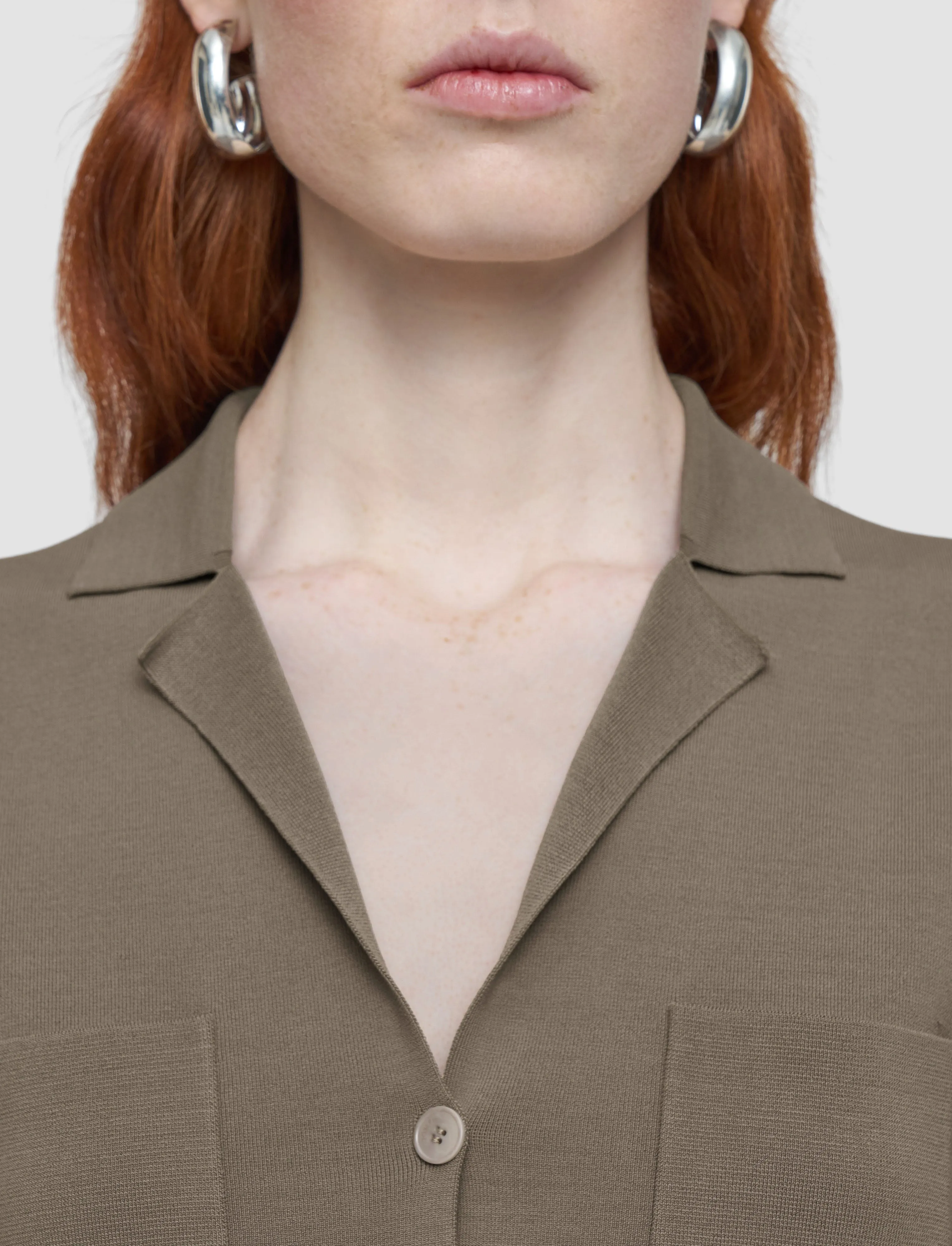 Effortless Look Biodegradable Fiber Milano Knit Stretch Vest