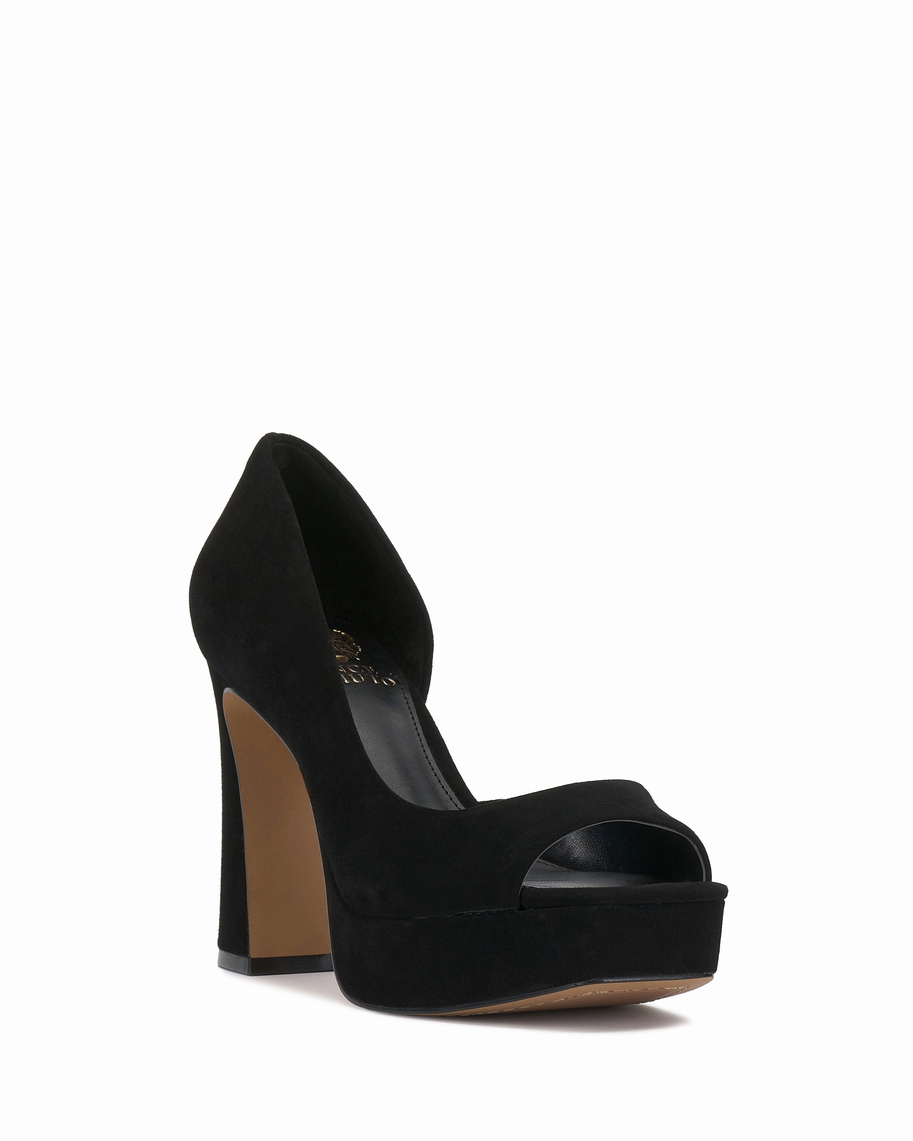 Night Spark Bryanna Peep Toe Platform Pump