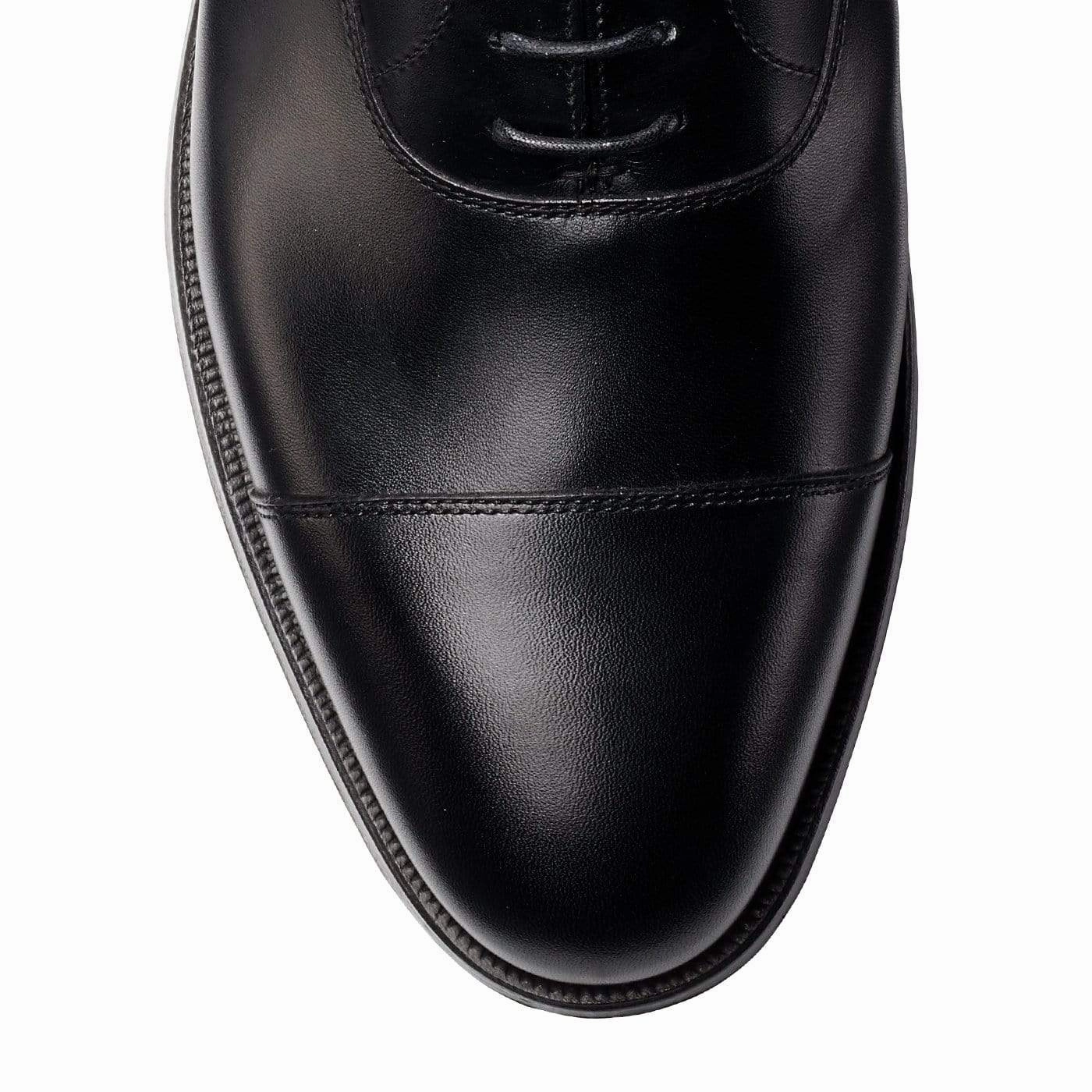 Connaught Black Calf (F Fitting) Lightweight Oxfords