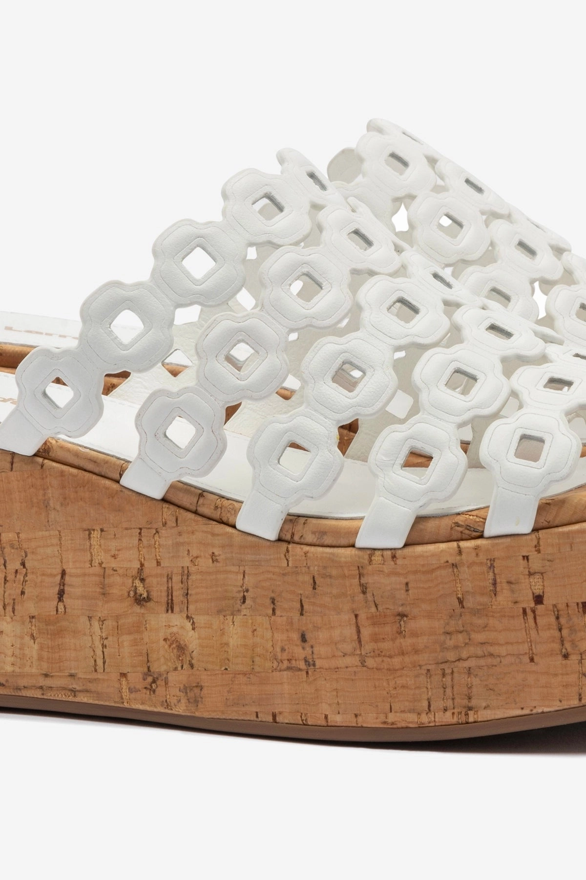 Narrow Fit Joint Care Charli Mule In White Leather