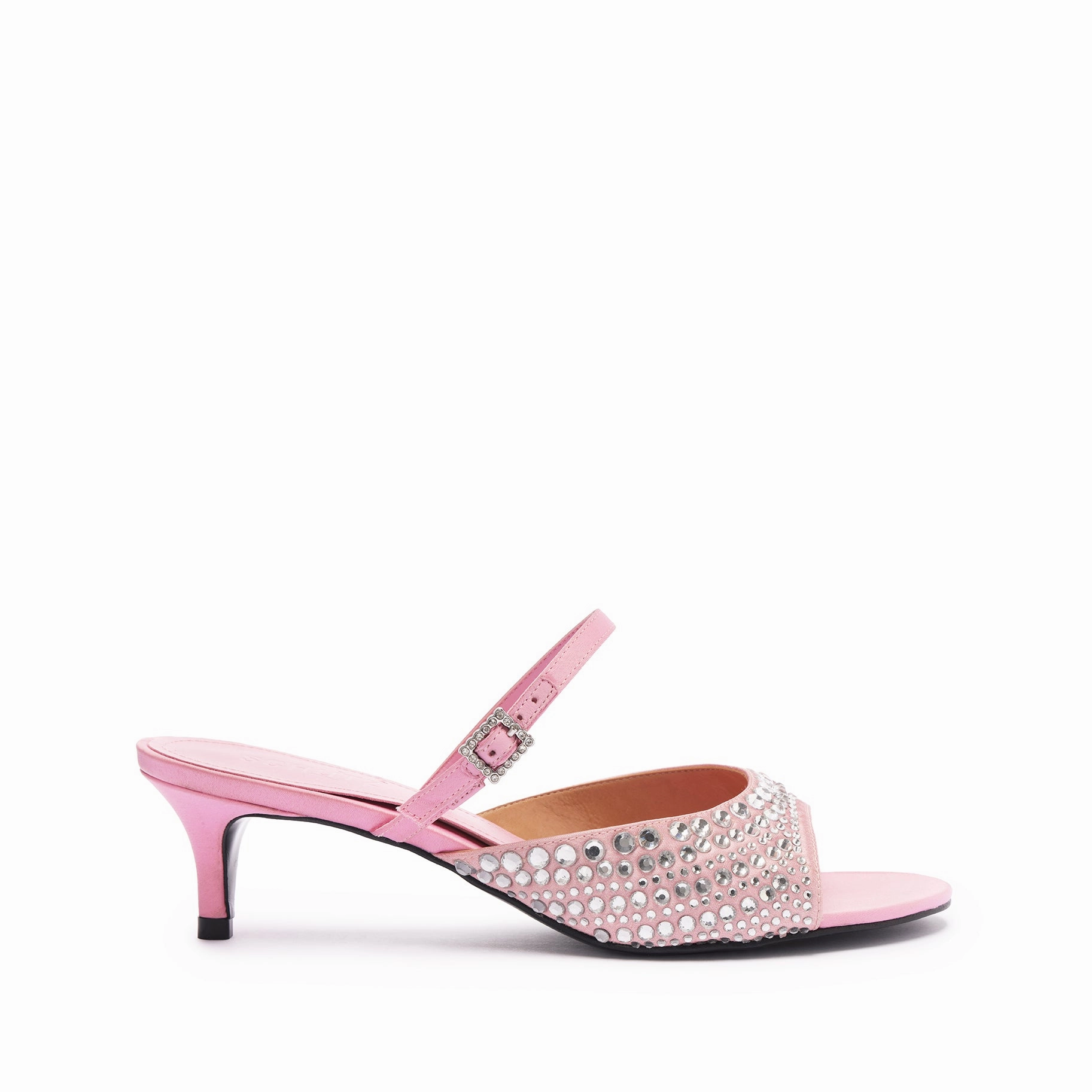 Louise Low Satin Sandal Anti Slip Cushioned Midsole