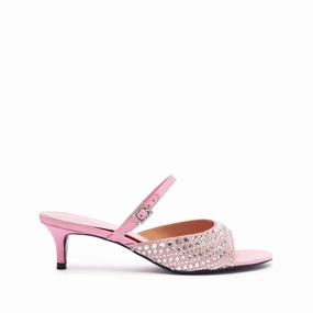 Louise Low Satin Sandal Anti Slip Cushioned Midsole