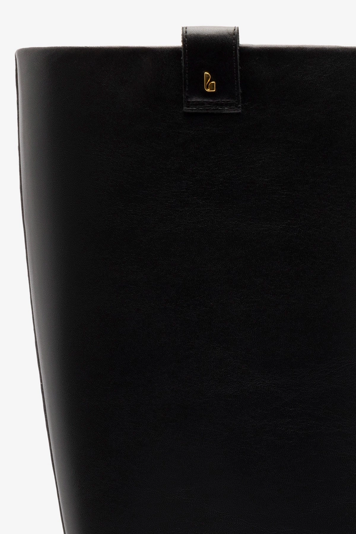 Alexis Flat Boot In Black Leather Cyber Mode Stable construction