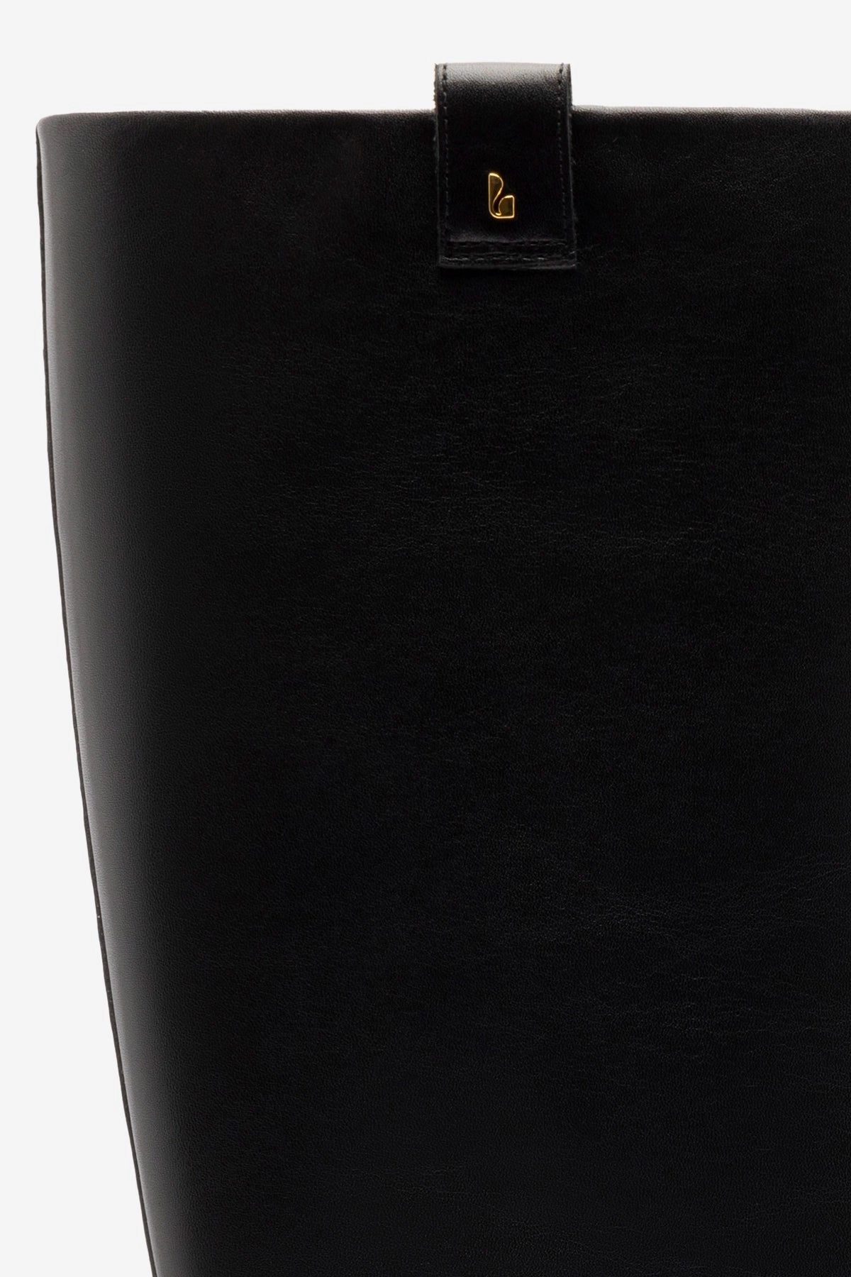 Comfort footbed Airy Design Alexis Flat Boot In Black Leather